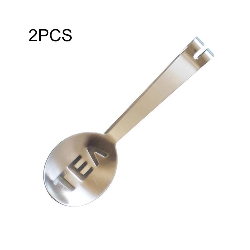 2 PCS Stainless Steel Household Tea Bag Holder