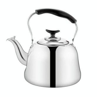 Stainless Steel Whistle Kettle for Induction Cooker Home Classical Piano Sound Singing Pot without Magnetic Heat, Capacity:3L