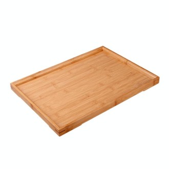 Bamboo Right Angle Tea Tray Tea Table, Size:  41x29cm