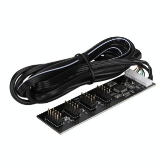 USB 2.0 9pin To 4 9pin Hub Internal Motherboard Header With 4pin Powered