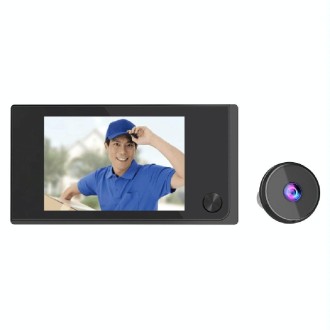 SN520AD 3.5 inch Screen 2.0MP Security Camera Digital Peephole Door Viewer (Black)