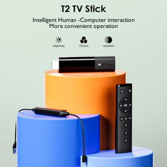 T2 Android 11 4K HD Smart TV Box TV Stick TV Dongle Cor-tex A35 2GB+16GB, Plug Type:EU Plug