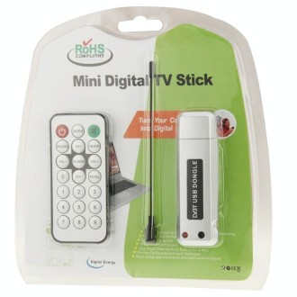 Mini USB 2.0 Digital DVB-T TV Stick, Support MPEG-4 Compression Format(Silver)