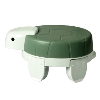 Children Turtle Toilet Baby Urinal Portable Folding Travel Potty(Green)