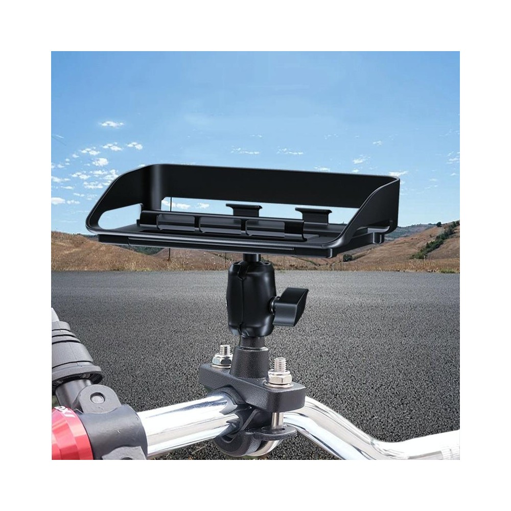 Rotatable Bicycle and Motorcycle Anti-shake Fixed Mobile Phone Holder with Sun Visor, Style: Universal Model