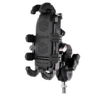 MOTOSLG Crab Motorcycle Phone Clamp Bracket M10 Ballhead Mount(Black)