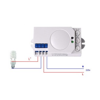 Smart Microwave Induction Switch Sensor 5.8G Radar Sensing Switch