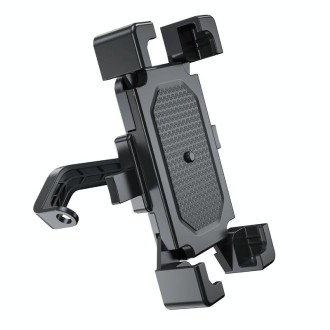 Shockproof Motorcycle Mobile Phone Holder Outdoor Bike Navigation Holder, Model: Rearview Mirror