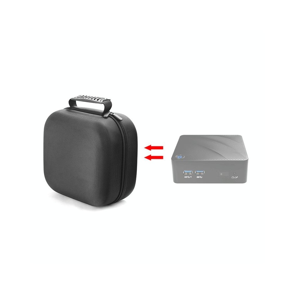 For MSI Cubi N/2 N5000 Mini PC Protective Storage Bag(Black)