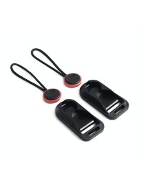 MBL-00 1 Pair Tail Rope + 1 Pair Quick Release Plate Camera Quick Release Buckle Combination(Red)