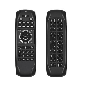 G7V Pro 2.4GHz Fly Air Mouse LED Backlight Wireless Keyboard Remote Control with Gyroscope for Android TV Box / PC, Support Inte