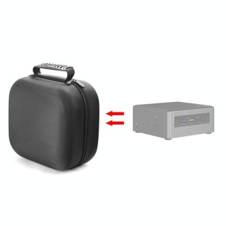 For Intel NUC 7i7BNH/7i3BNK Mini PC Protective Storage Bag(Black)