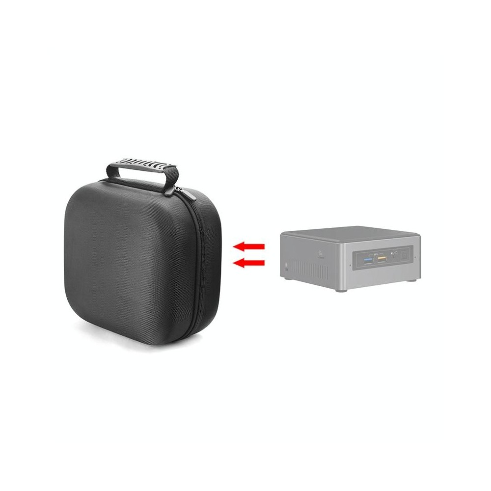 For Intel NUC 7i7BNH/7i3BNK Mini PC Protective Storage Bag(Black)