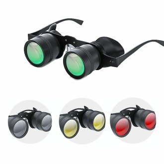 D-1548 10x HD Adjustable Focus Fishing Binoculars,Spec: With Tricolour Polarised Lens