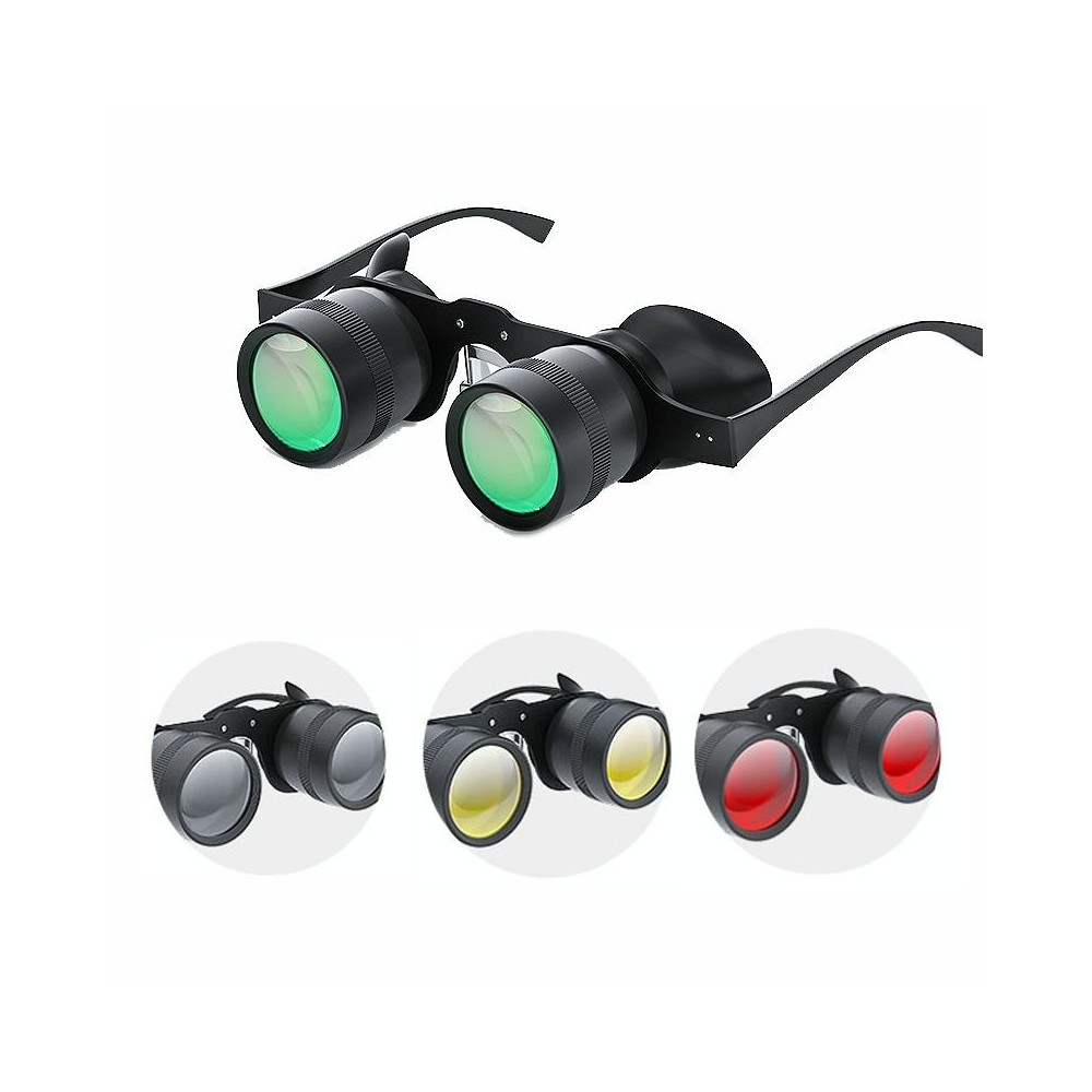 D-1548 10x HD Adjustable Focus Fishing Binoculars,Spec: With Tricolour Polarised Lens