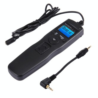 RST-7001 LCD Screen Time Lapse Intervalometer Shutter Release Digital Timer Remote Controller with C6 Cable for CANON 1000D/550D