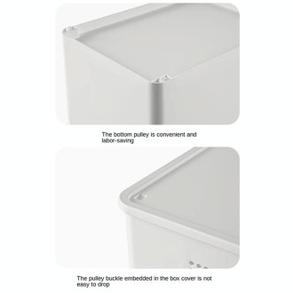 Desktop Storage Box Cosmetics Finishing Box, Style: Small Short Without Lid