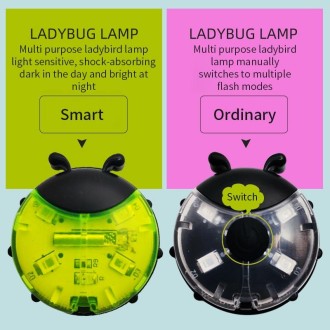 Ladybug Wheel Light Children Balance Bike Bicycle Hub Light, Color: Smart Green