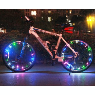 Bicycle Wheel Spoke Colorful Decorative LED Light Article Bar Strip