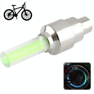 2 PCS Fireflies Series Motion Activated LED Wheel Lights for Bikes and Cars(Green)