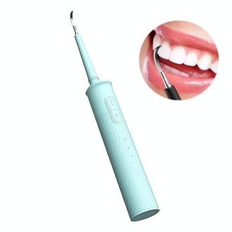 IPX6 Waterproof Portable Dental Calculus Remover Household Electric Tooth Cleaner(Green)