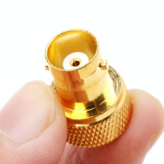 2 PCS BNC Female to SMA Male RF Coaxial Connector