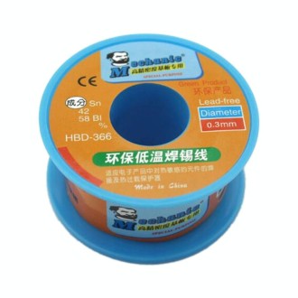 Mechanic HBD-366 40g Tin Solder Wire Lead-Free Solder Melt Rosin Core, Model:0.3mm