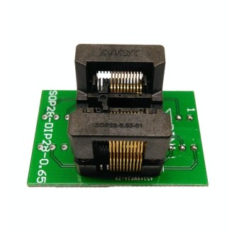 SSOP20 TSSOP20 OTS-28-0.65-01 Chip Gold-Plated Dual Contact Pin Adapter Socket