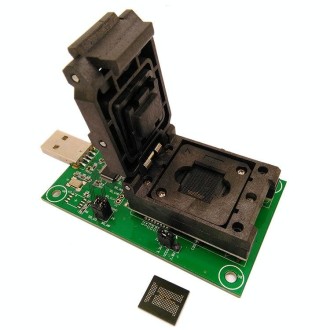 EMCP221 Flip Shrapnel To USB Test Socket Burn Socket