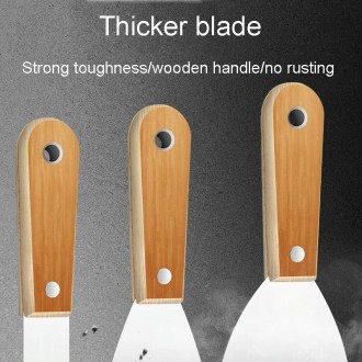 4 inch Stainless Steel Mirror Finish Putty Knife Trowel Cleaning Trowel Painting Tools