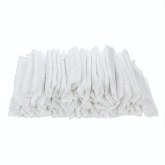 200 PCS Non-woven Disposable Pleated Anti Dust Hat Bath Caps For Spa Hair Salon Beauty(White)