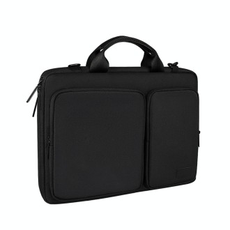 ST11 Polyester Thickened Laptop Bag, Size:15.6 inch(Black)