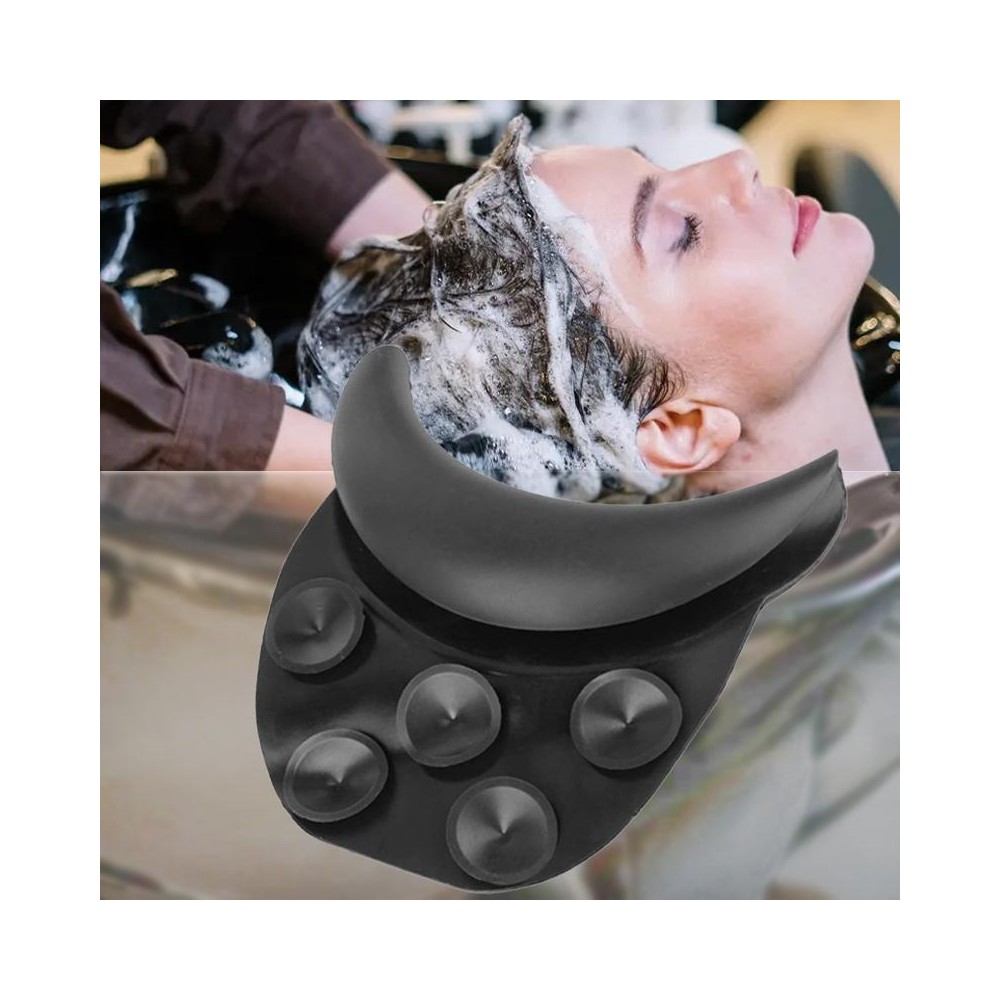 Silicone Suction Cup Hair Wash Pillow Hair Salon Wash Basin Bath Neck Pad Sleep Pillow