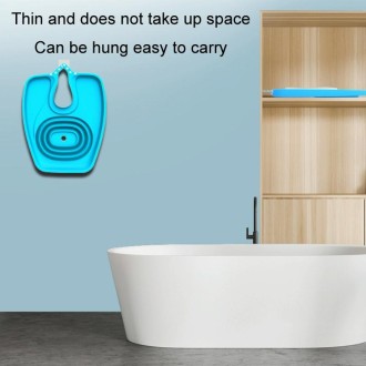 No-Bending Folding Portable Home Care Shampoo Basin(Blue)