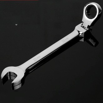 Combination Ratchet Wrench with Flexible Head Dual-purpose Ratchet Tool, Specification: 22mm