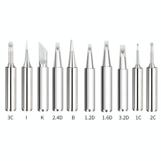 10-in-1  900M-T Internal Heating Soldering Iron Tip  for 936 Sleeve Casing