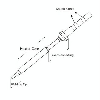 TS-C1 For TS100 Electric Iron Head Mini Lead-free Soldering Iron Tip