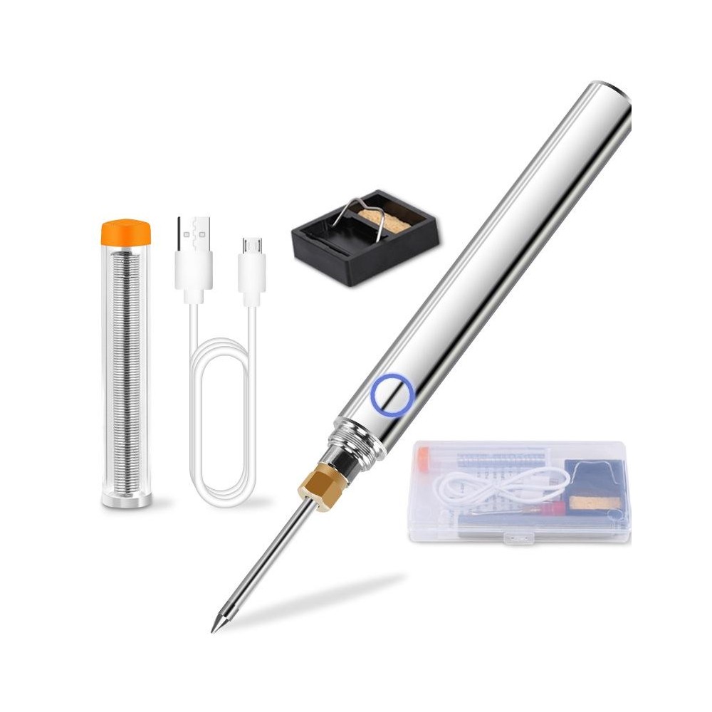 5V 15W Rechargeable Wireless Soldering Iron DIY Mini Soldering Pen