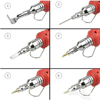 HS-1115K 10-in-1 Multifunctional Gas Soldering Iron Tool Set(Gray Handle)