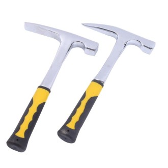 Geological Exploration Tool Multi-Function Hardware Hammer, Style: Flat Head With Arc