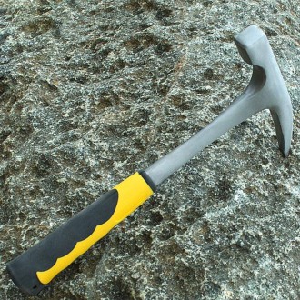 Geological Exploration Tool Multi-Function Hardware Hammer, Style: Flat Head With Arc