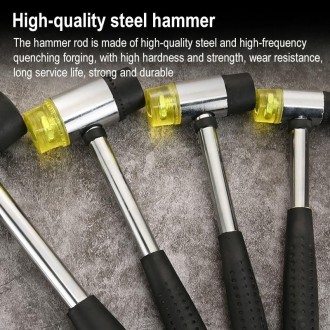 40mm Mini Steel Handle Round Head Hammer