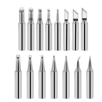 15 PCS / Set Soldering Tips 936 Soldering Station Pure Copper Soldering Iron Tips Lead-Free Soldering Iron Tips