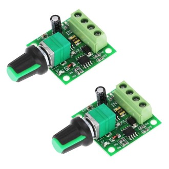 2pcs 1.8V/3V/5V/6V/12V 2A PWM DC Motor Governor Switch(1803BK)