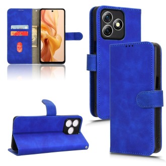 For Ulefone Note 18 Ultra Skin Feel Magnetic Flip Leather Phone Case(Blue)