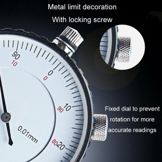 0.01mm High-precision Large Dial Pointer Dial Indicator, Specification: 0-30mm