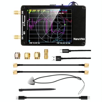 NANOVNA-H Upgraded Version 2.8 Inch TFT 50Khz-1.5Ghz Vector Network Antenna Analyzer MF HF VHF UHF With SD Card Slot Without Car