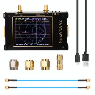 3.2 inch 3G S-A-A-2 NanoVNA V2 Vector Network Analyzer Digital Nano VNA Tester MF HF VHF UHF USB Logic Antenna Analyzer