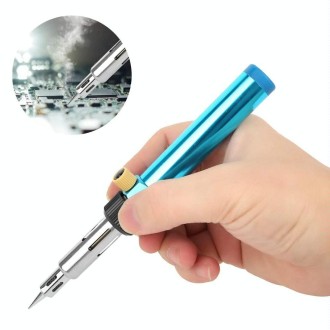 Hot Air Gun Multi-function Adjustable Temperature Gas Soldering Iron Cordless Welding Pen