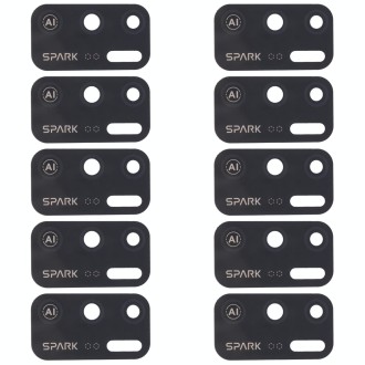 For Tecno Spark 5 Air KD6a 10pcs Back Camera Lens